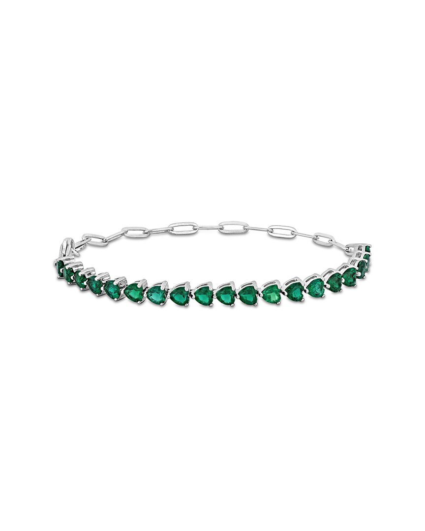 Rina Limor Silver 4.75 Ct. Tw. Lab-grown Sapphire Bracelet