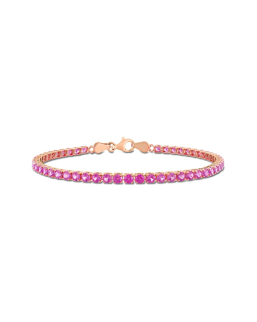 Rina Limor Silver 6.12 Ct. Tw. Lab-grown Sapphire Bracelet