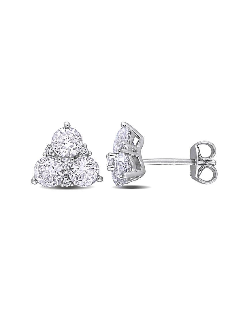 Rina Limor Silver 2.02 Ct. Tw. Lab-grown Sapphire Earrings
