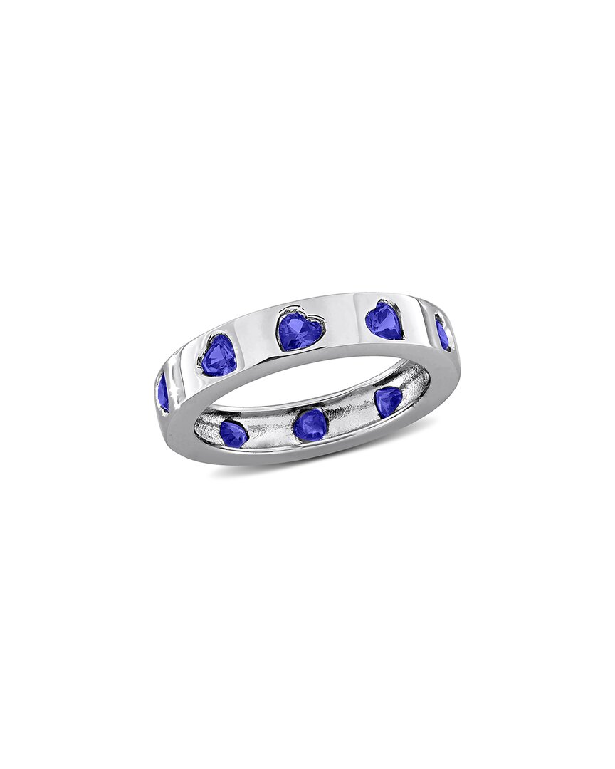 Rina Limor Silver 1.50 Ct. Tw. Lab-grown Sapphire Ring