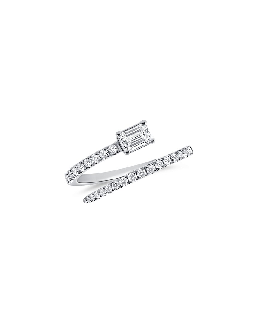 Sabrina Designs 14k 0.61 Ct. Tw. Diamond & Emerald Wrap Ring