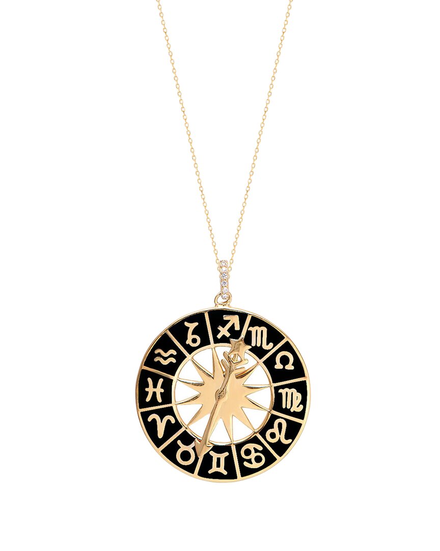 Gabi Rielle Love In Bloom 14k Over Silver Horoscope Charm Necklace