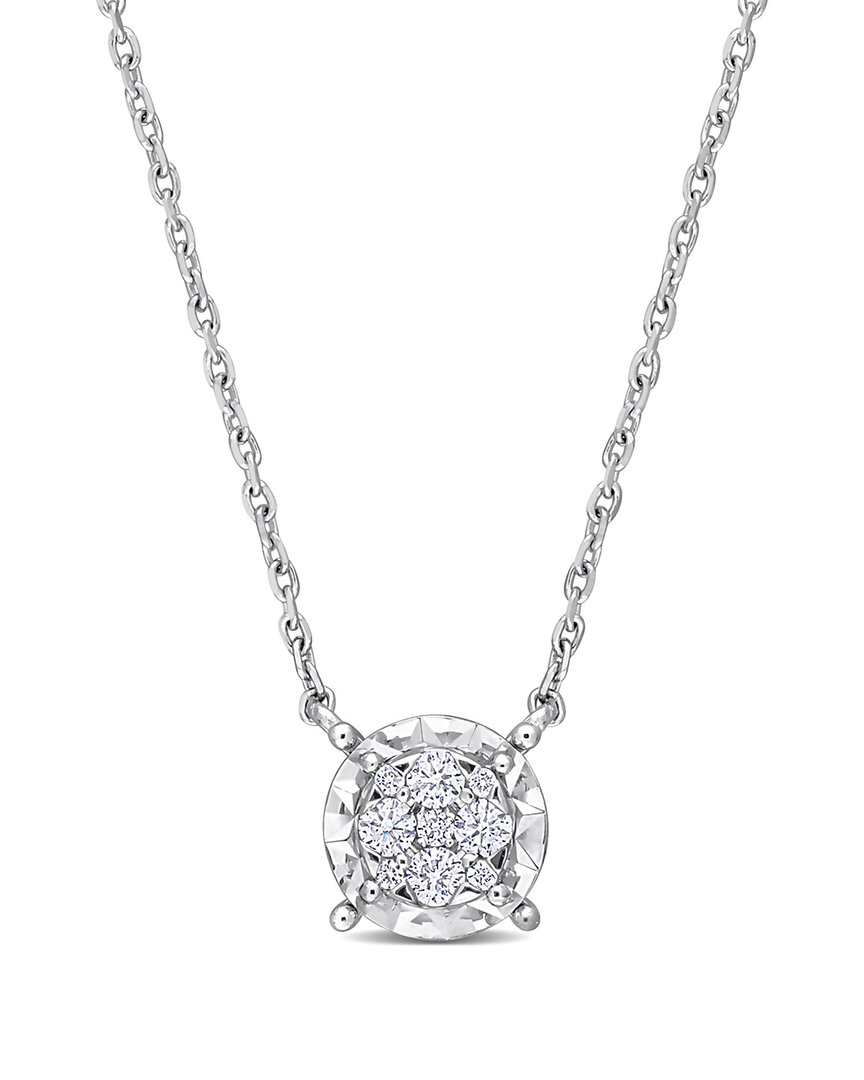 Rina Limor 14k 0.14 Ct. Tw. Diamond Station Necklace