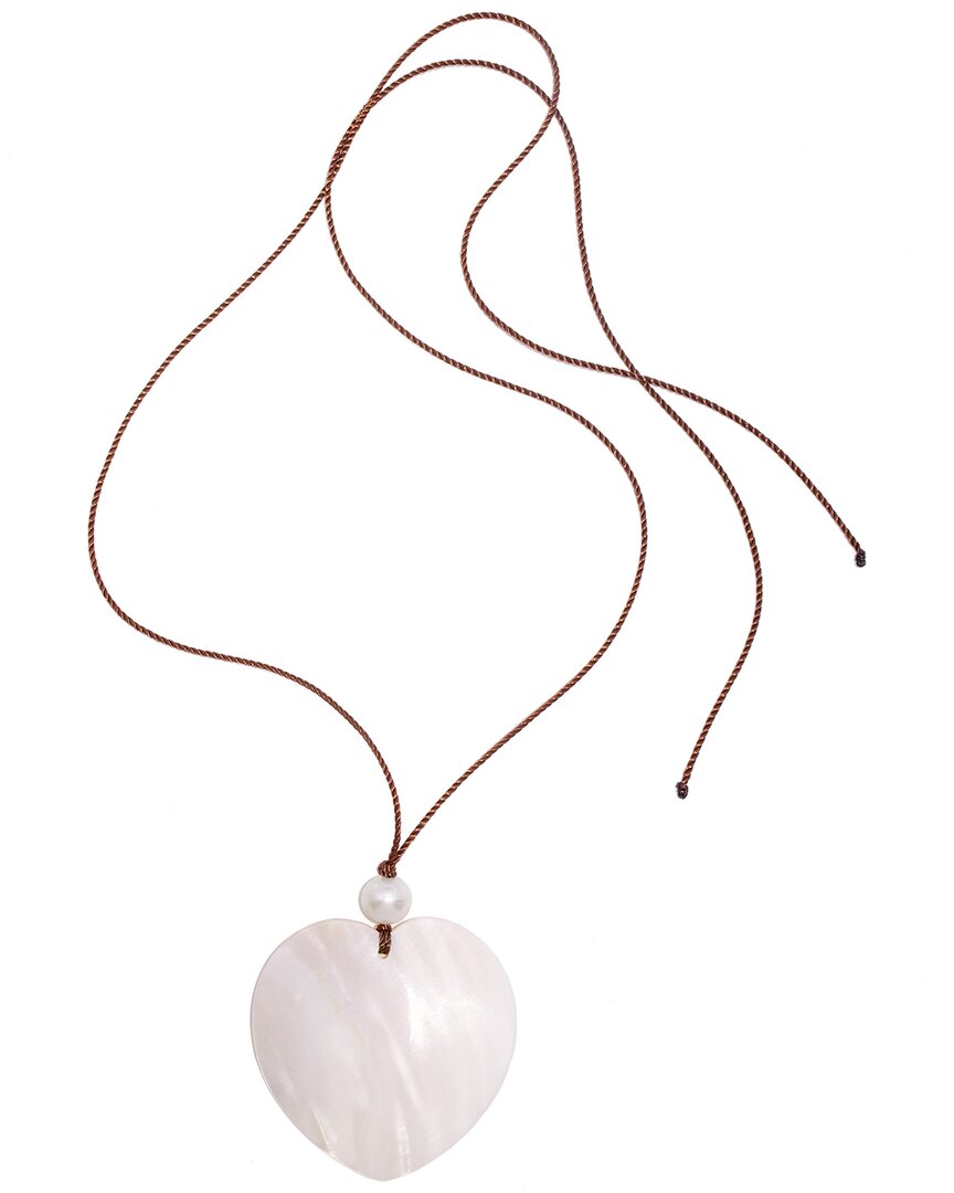 Frasier Sterling Pearl Cannes Cord Necklace