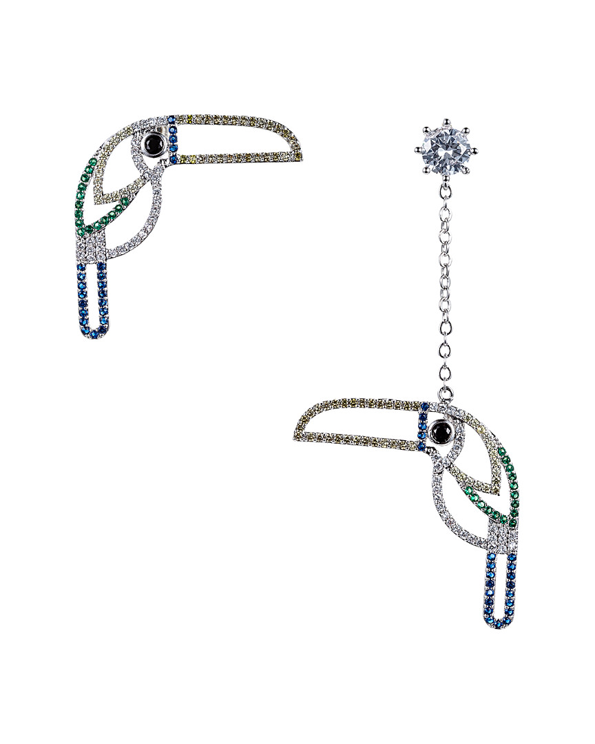 Eye Candy La Cz Lisbon Parrot Dangle Earring