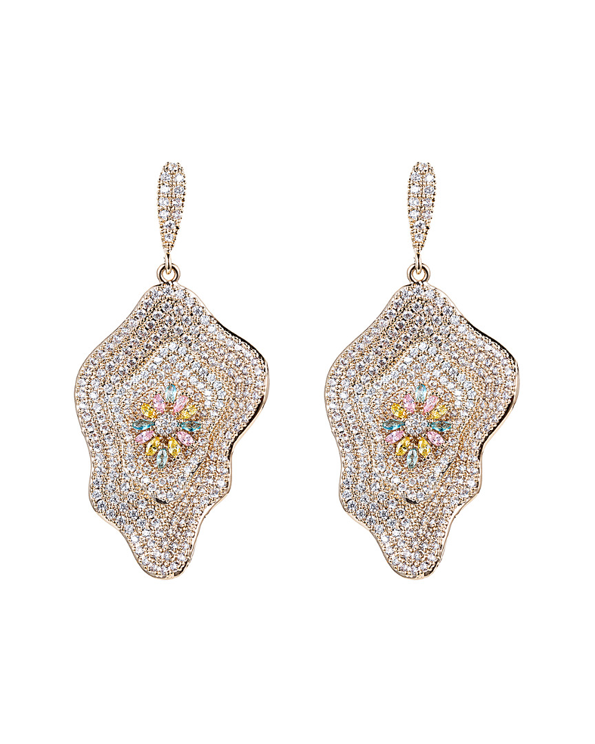 Eye Candy La Cz Shell Drop Earrings