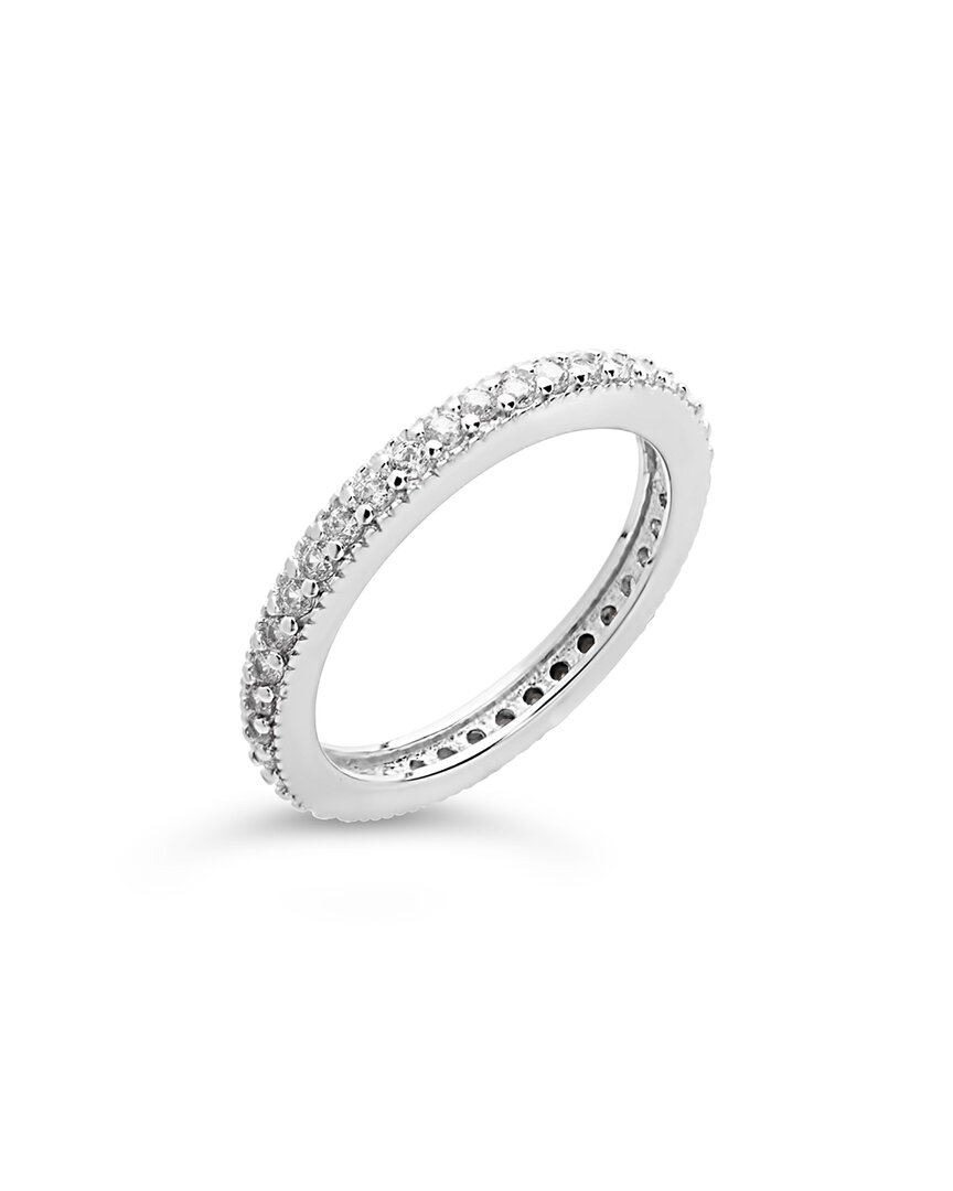 Sterling Forever Thin Cubic Zirconia Band Ring