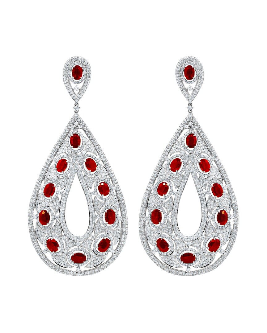 Diana M. Fine Jewelry 18K 22.91 ct. tw. Diamond Earrings