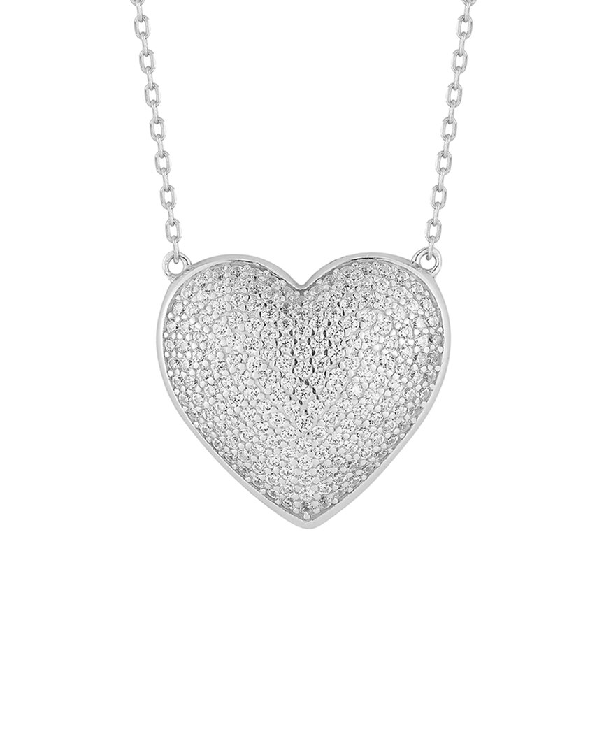 Glaze Jewelry Silver Cz Necklace