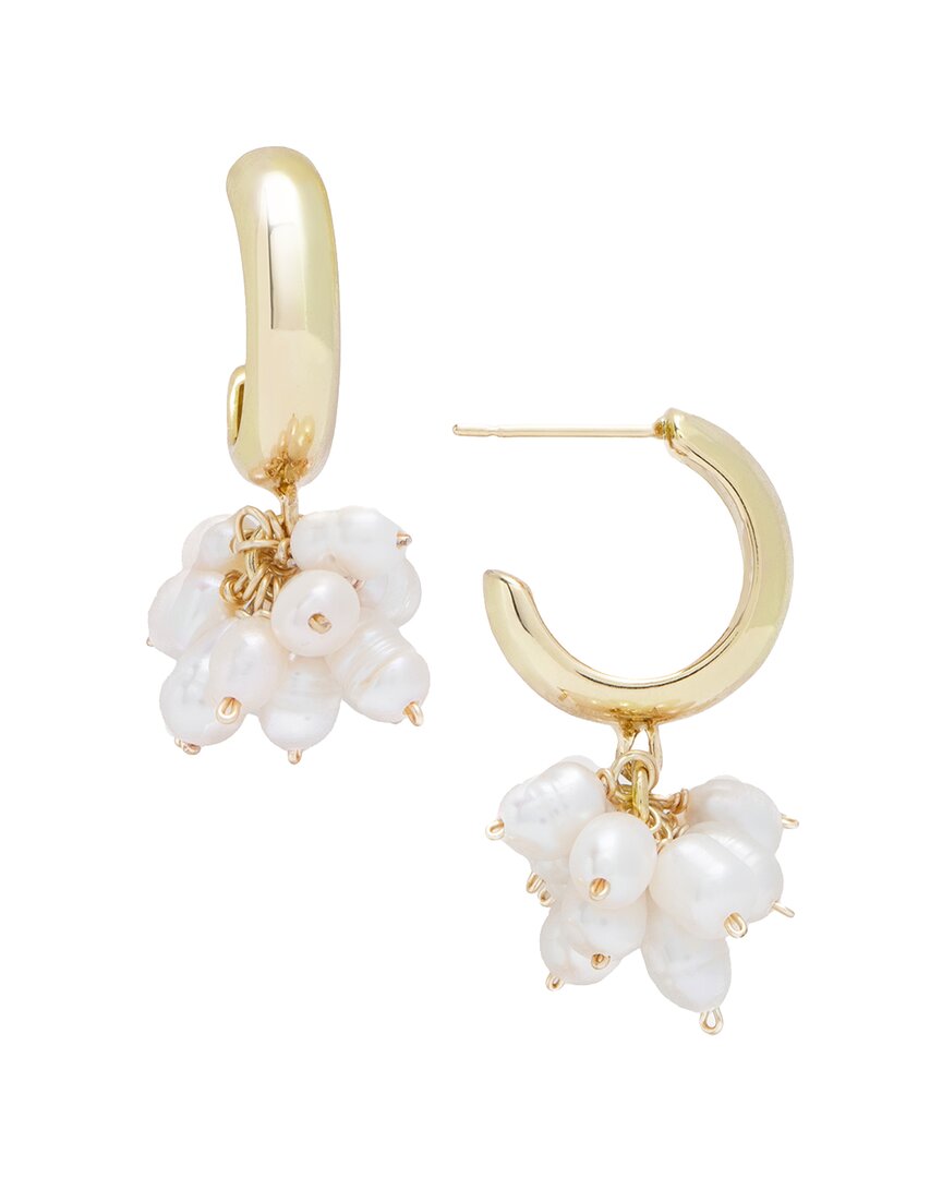 Shop Saachi 18k Plated 4-5mm Pearl Dangle Earrings
