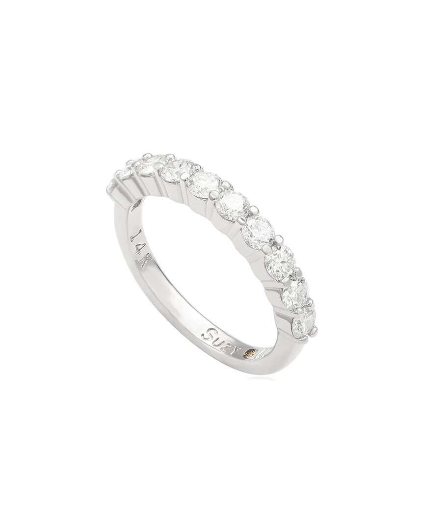 Suzy Levian 14k 1.00 Ct. Tw. Diamond Half-eternity Ring