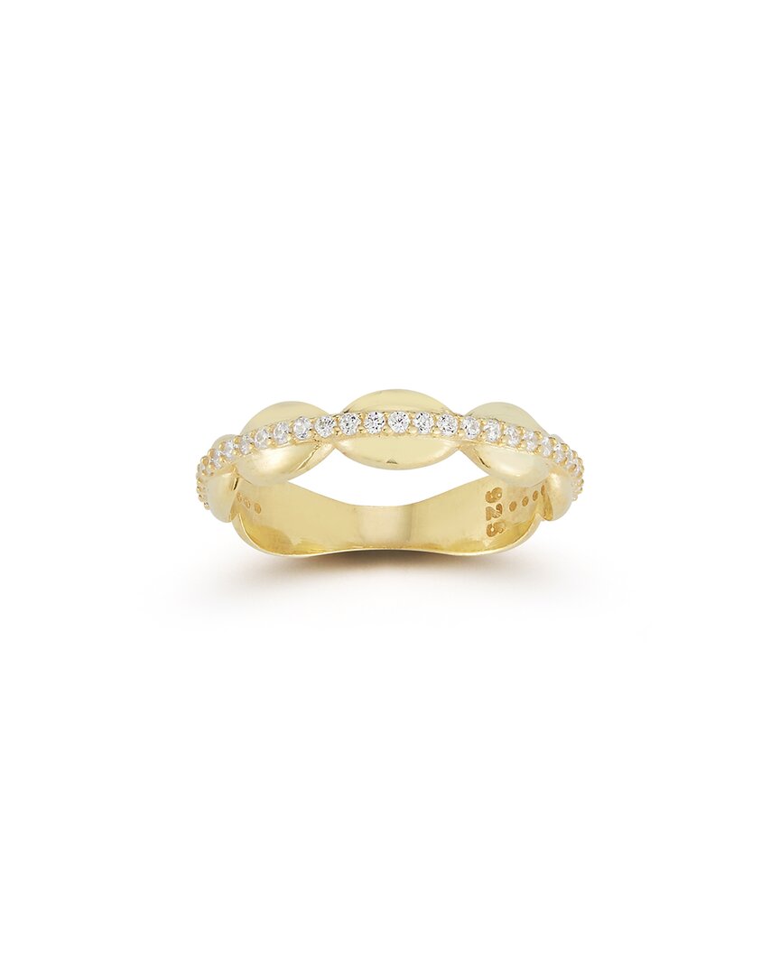 Chloe & Madison Chloe And Madison 14k Over Silver Cz Bubble Ring