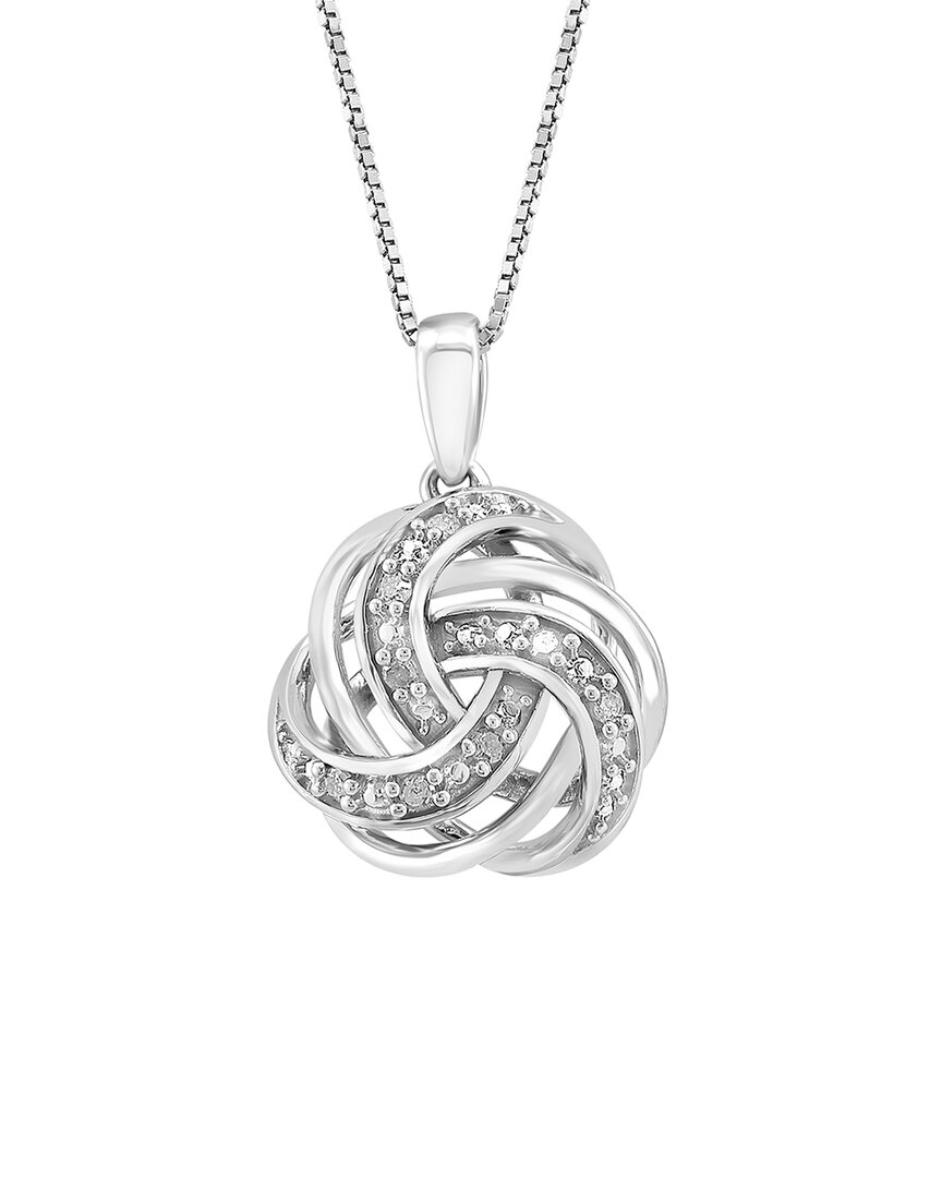 Effy Fine Jewelry Silver 0.09 ct. tw. Diamond Necklace