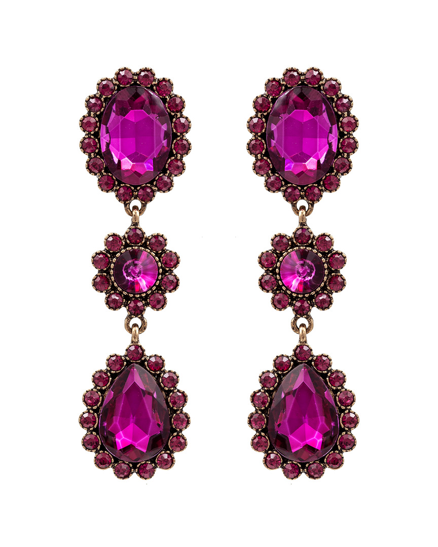 Eye Candy La Luxe Collection Crystal Cascade Drop Earrings