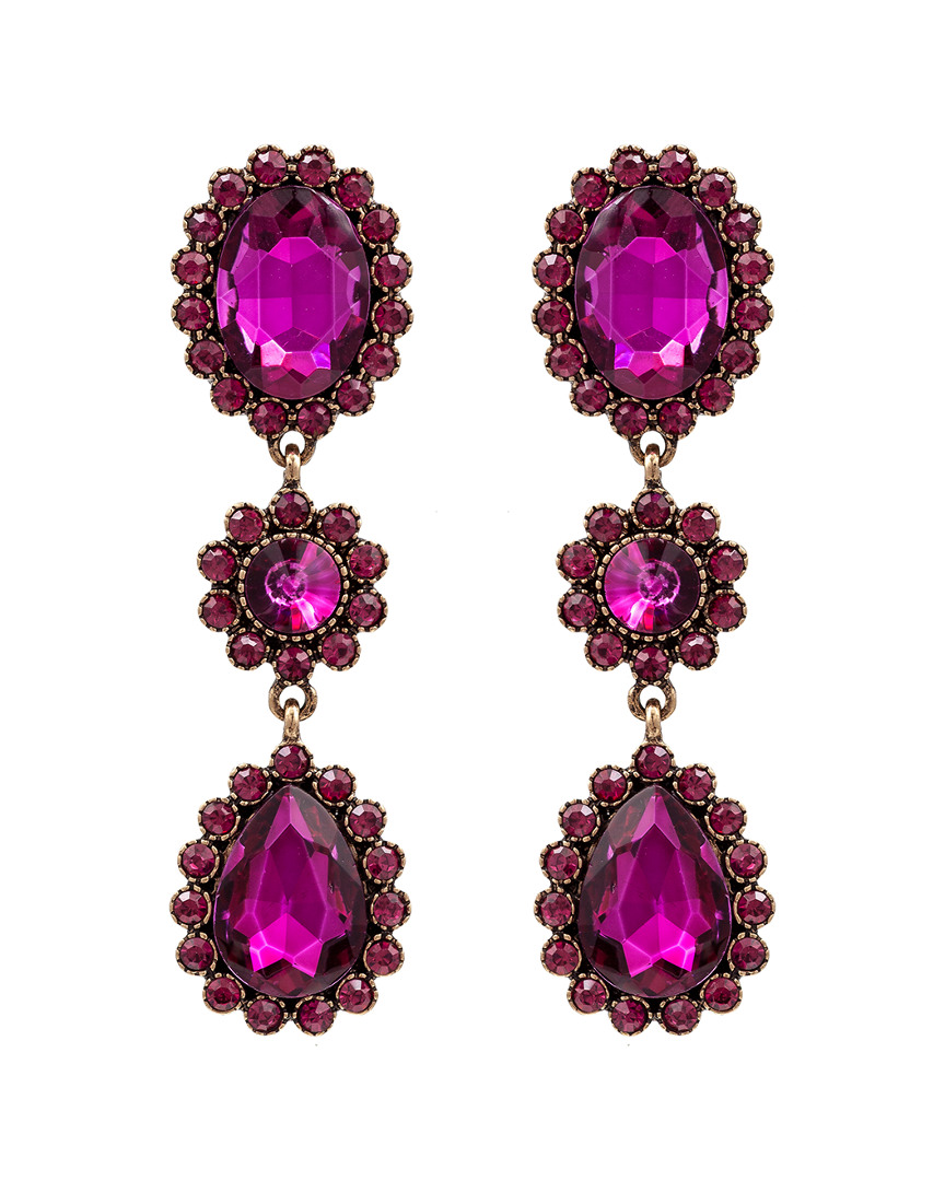 Eye Candy La Luxe Collection Crystal Cascade Drop Earrings