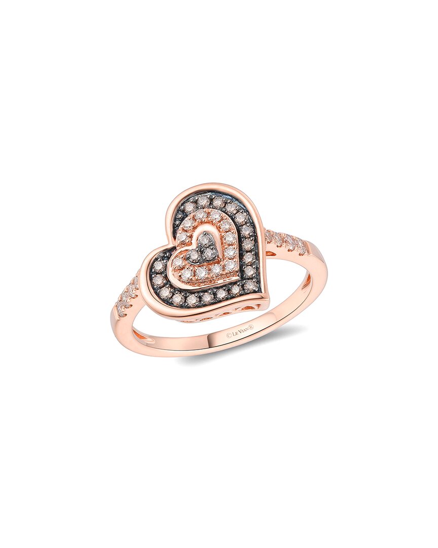 Le Vian ® Heart Shape 14k Rose Gold 0.36 Ct. Tw. Diamond Ring