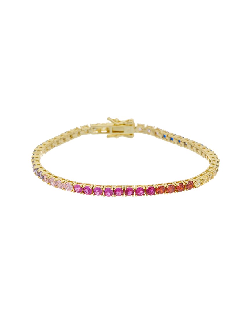 Juvell Rainbow Cubic Zirconia Tennis Bracelet