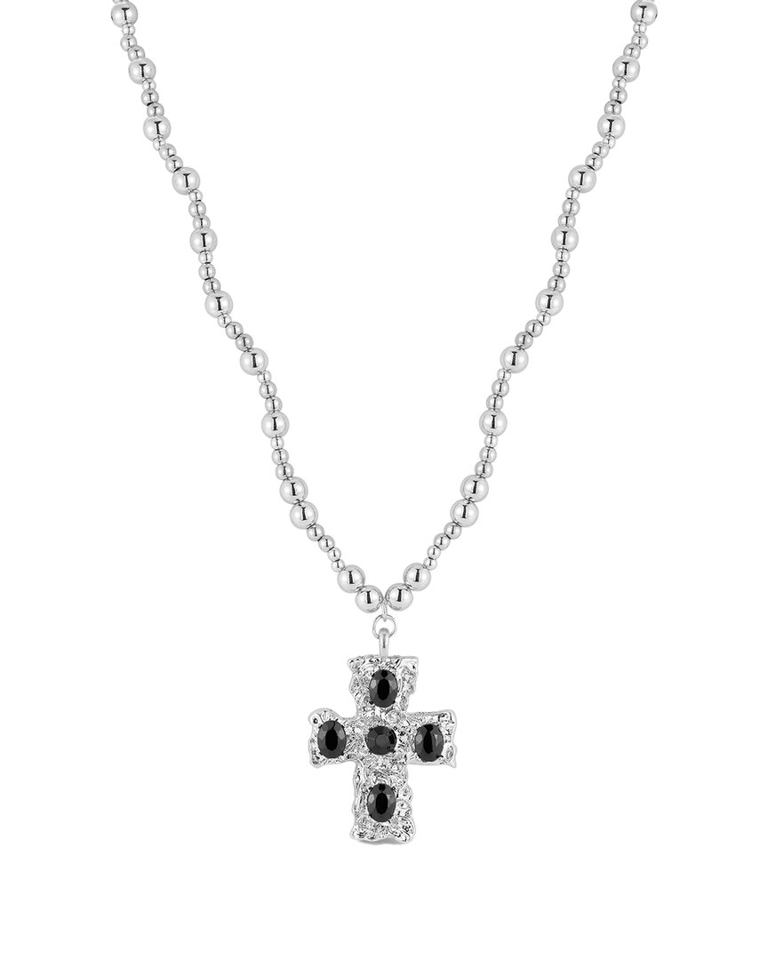 Sphera Milano Plated Cross Necklace