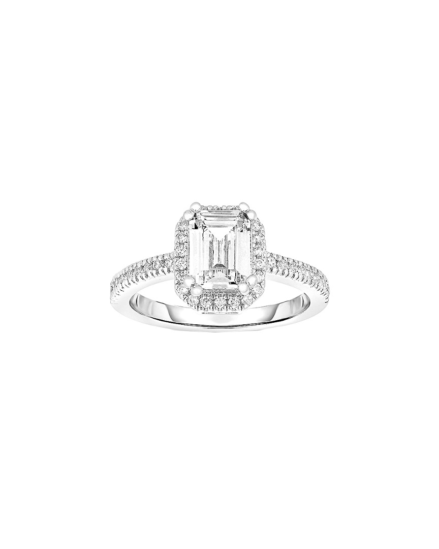 Genevive Silver Cz Ring