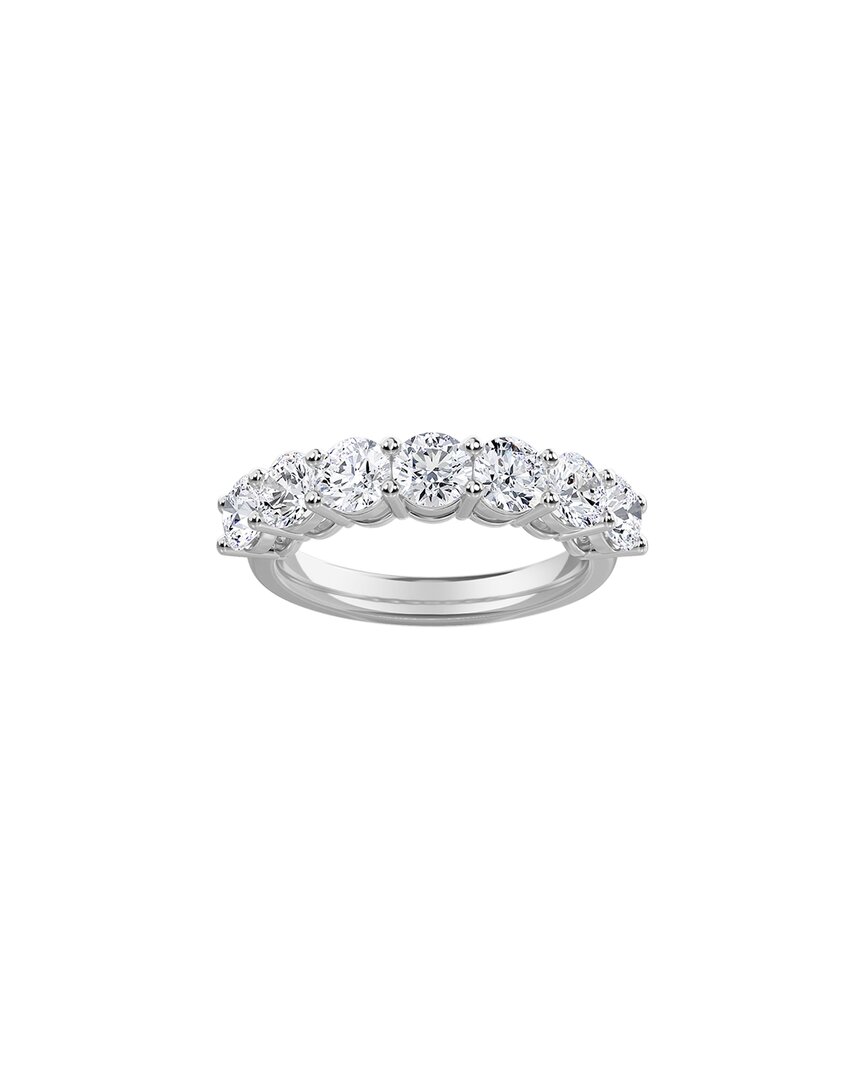 Diana M. Fine Jewelry 14k 1.43 Ct. Tw. Diamond Half-eternity Ring In Metallic