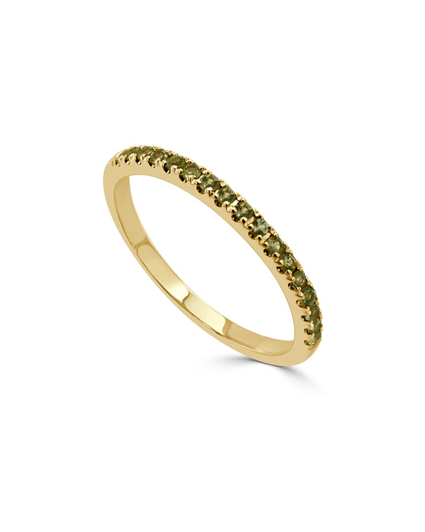 Sabrina Designs 14k 0.20 Ct. Tw. Peridot Stackable Half-eternity Birthstone Ring