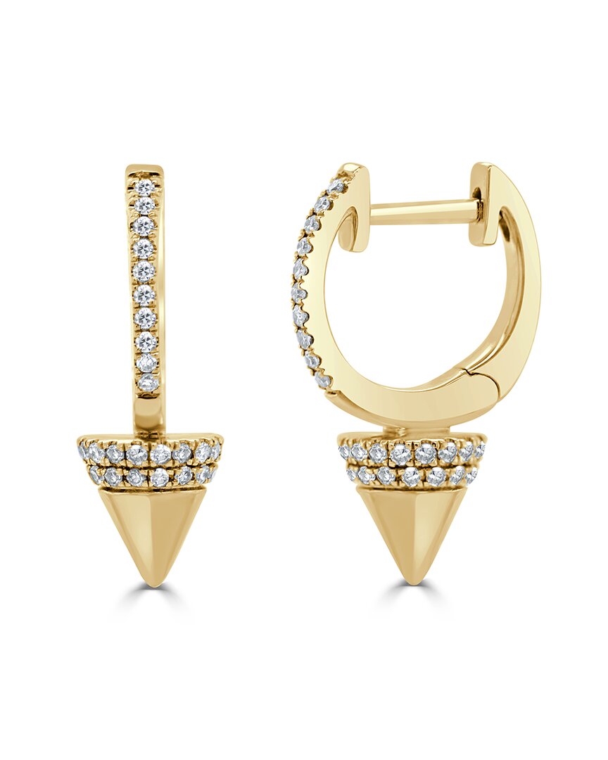 Sabrina Designs 14k 0.29 Ct. Tw. Diamond Drop Earrings
