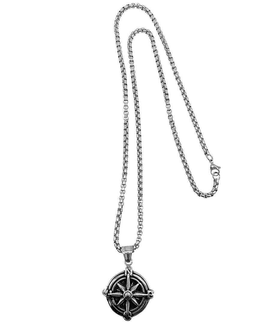 Shop Adornia Stainless Steel Compass Chain Necklace