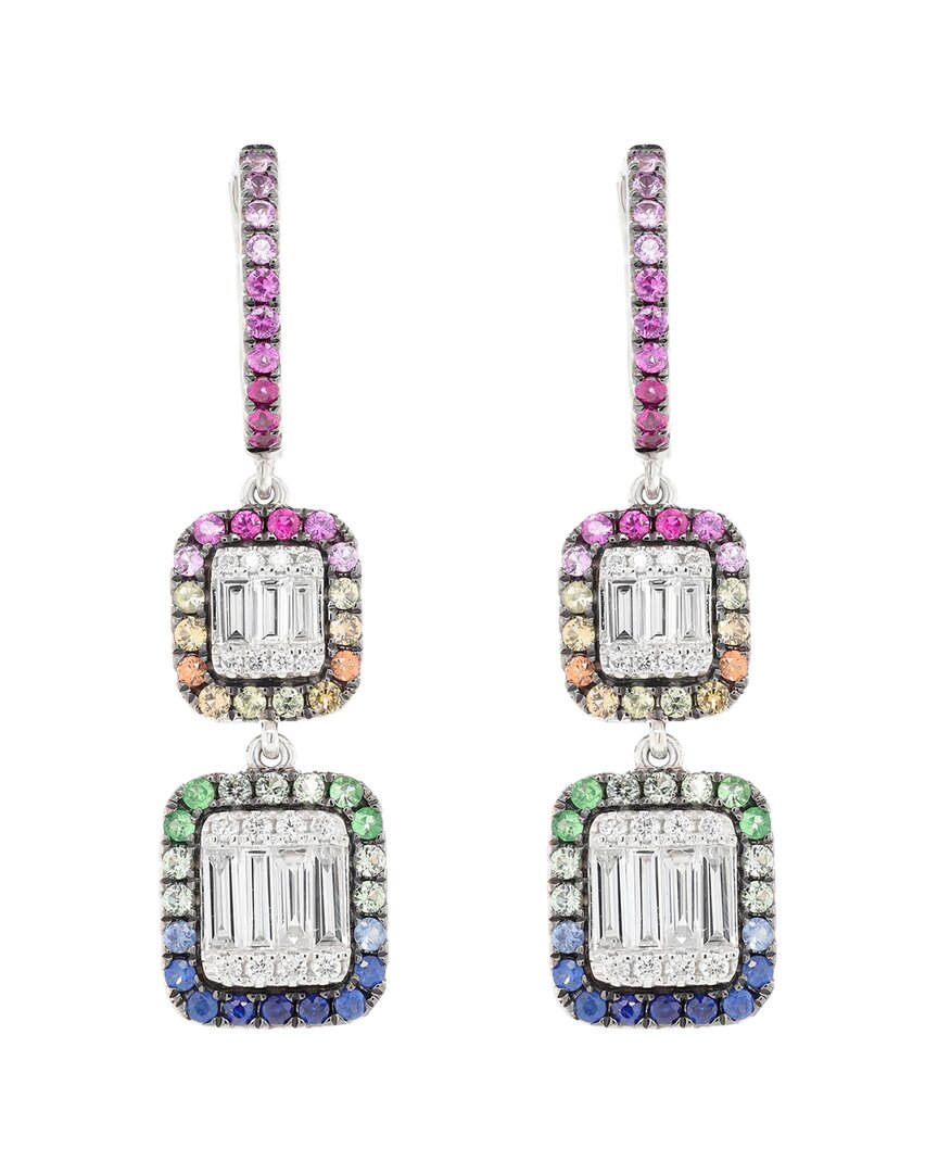 Diana M. 14k 0.12 Ct. Tw. Diamond Earrings