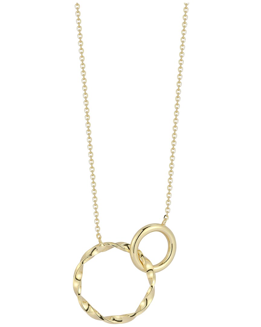 Italian Gold Bold Double Link Necklace