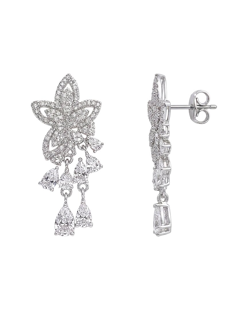 Liv Oliver 18k Plated Cz Earrings In No Color