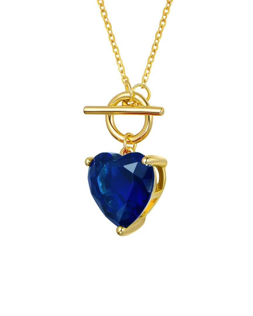 Genevive 14k Diamond Cz Chain Necklace