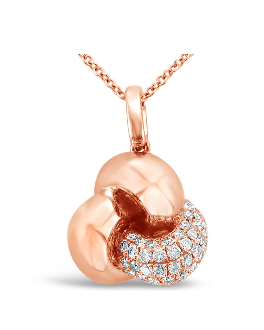 Le Vian 14k Rose Gold 0.30 Ct. Tw. Diamond Pendant Necklace