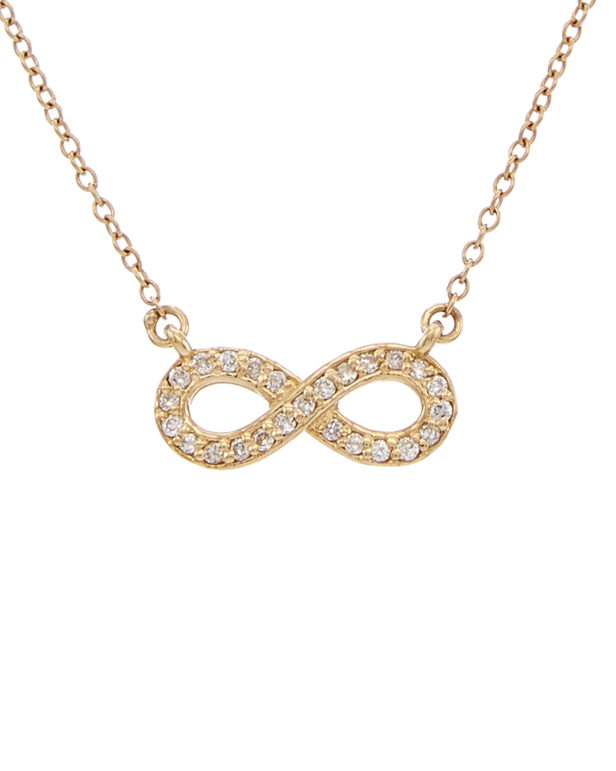 Ariana Rabbani Ariana Rabanni 14k 0.15 Ct. Tw. Diamond Infinity Necklace