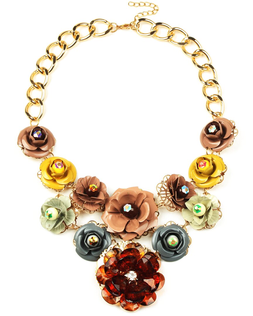 Eye Candy La The Luxe Collection New Fall Flower Necklace