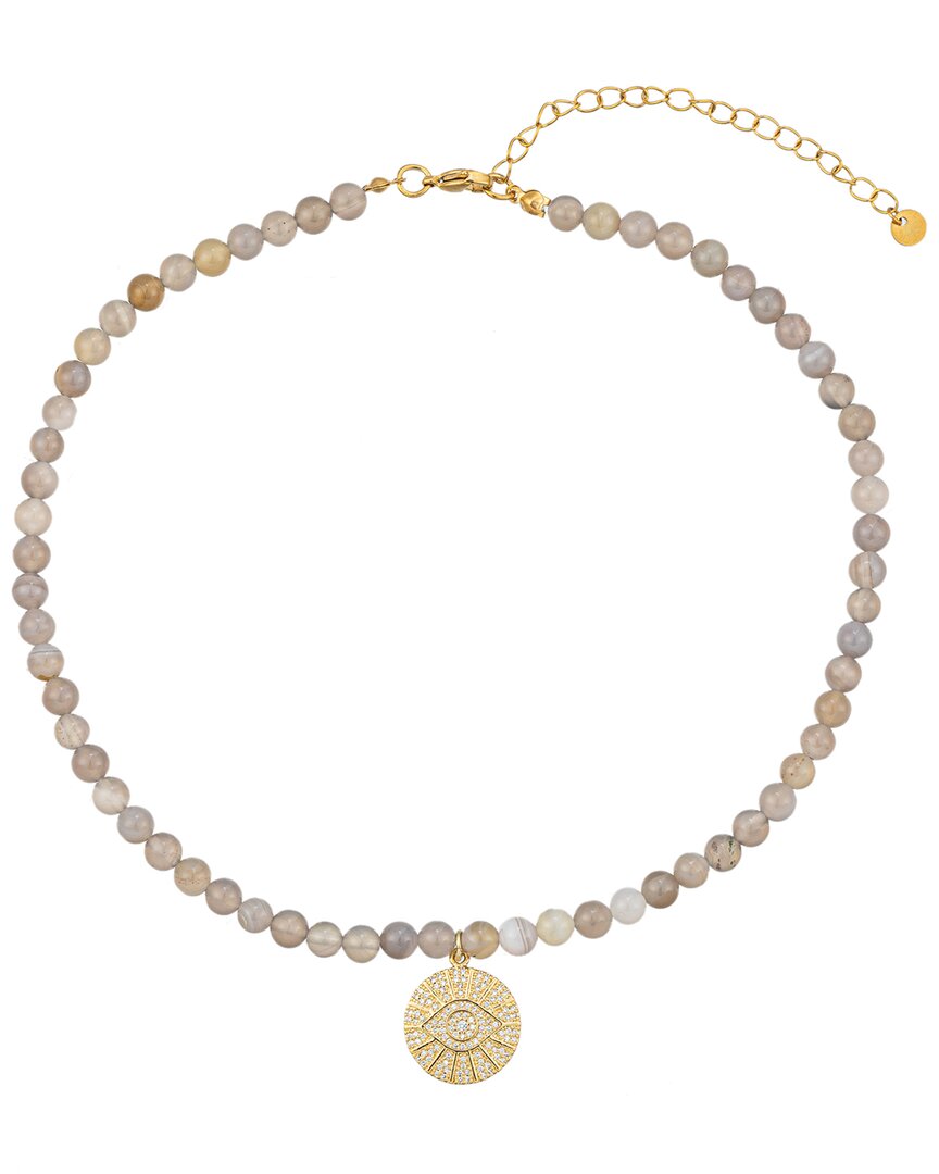 Eye Candy La Gia Eye & Heart Necklace