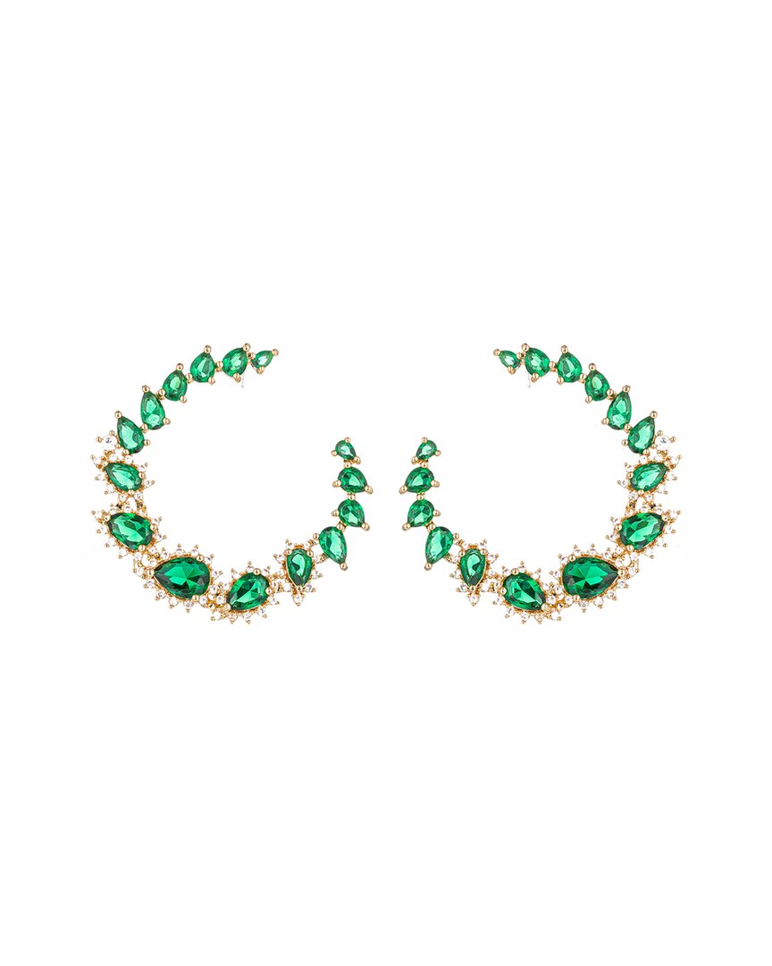 Eye Candy La The Luxe Collection Cz Roman Earrings