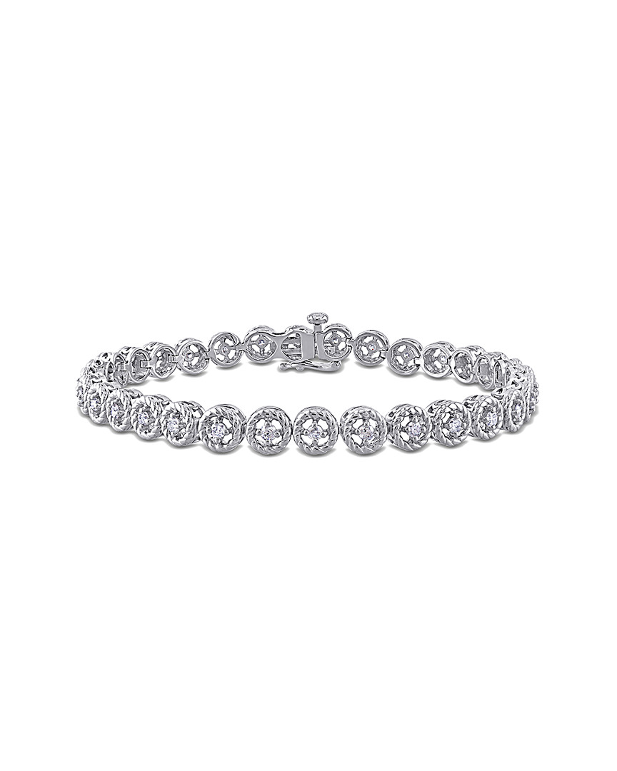 Rina Limor Silver 0.99 Ct. Tw. Diamond Bracelet