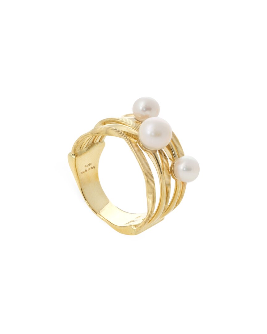 MARCO BICEGO MARCO BICEGO MARRAKECH ONDE 18K 5-6MM PEARL RING