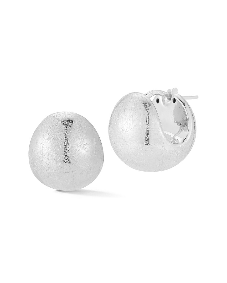 Sphera Milano Silver Hollow Chunky Hoops
