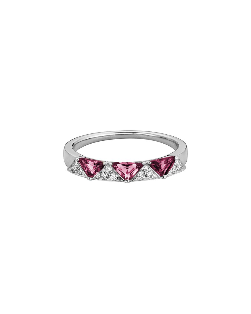 Diamond Select Cuts 14k 0.67 Ct. Tw. Diamond & Rhodolite Ring
