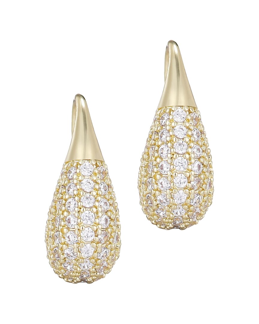 Adornia Cubic Zirconia Teardrop Earrings In Gold