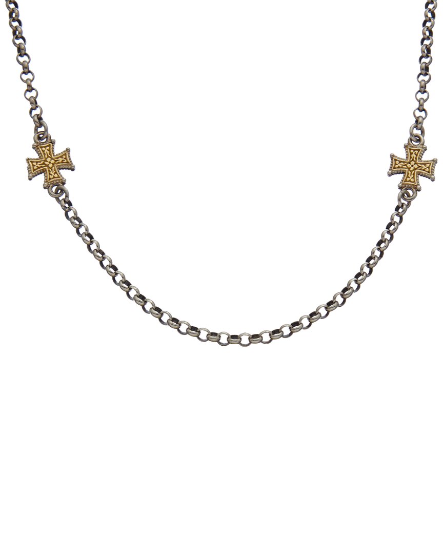 Konstantino Eros 18k & Silver Necklace In Gray