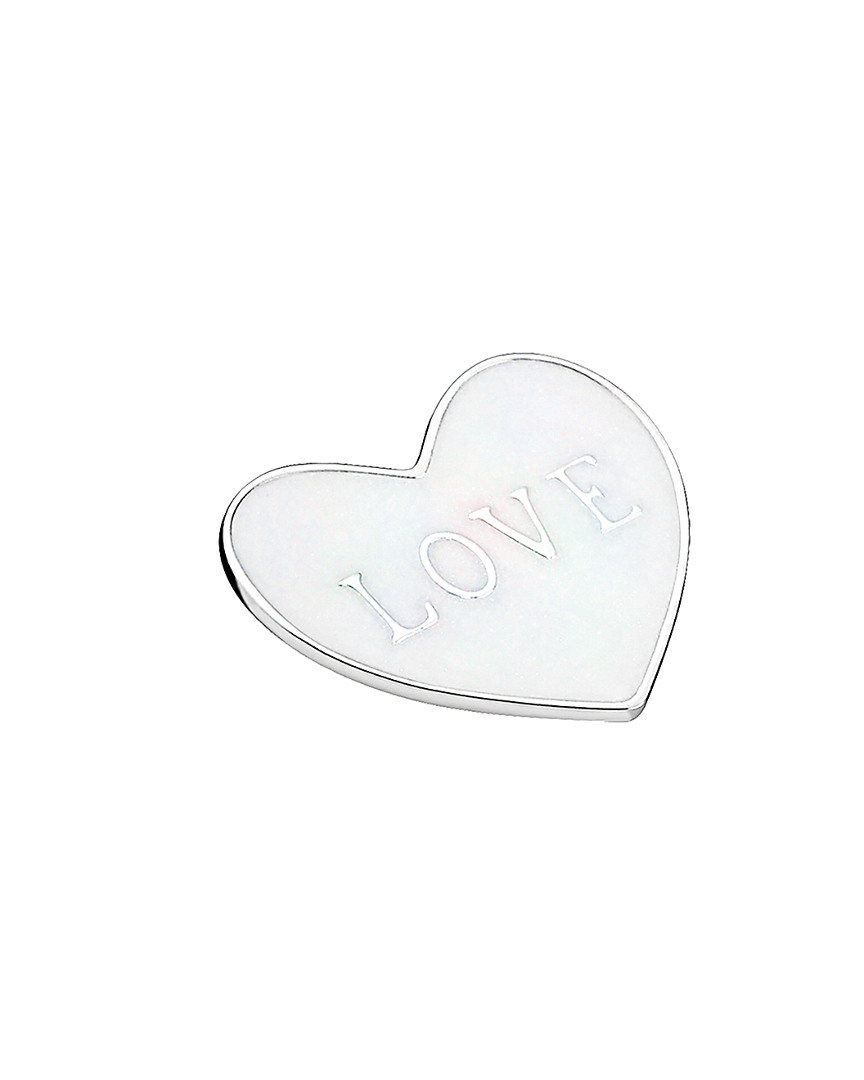 Shop Pandora Love Heart Silver Enamel Locket Medium Plate