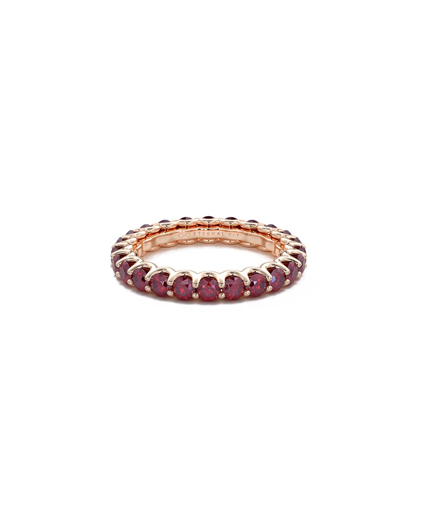 Shop The Eternal Fit 14k Rose Gold 2.53 Ct. Tw. Ruby Eternity Ring