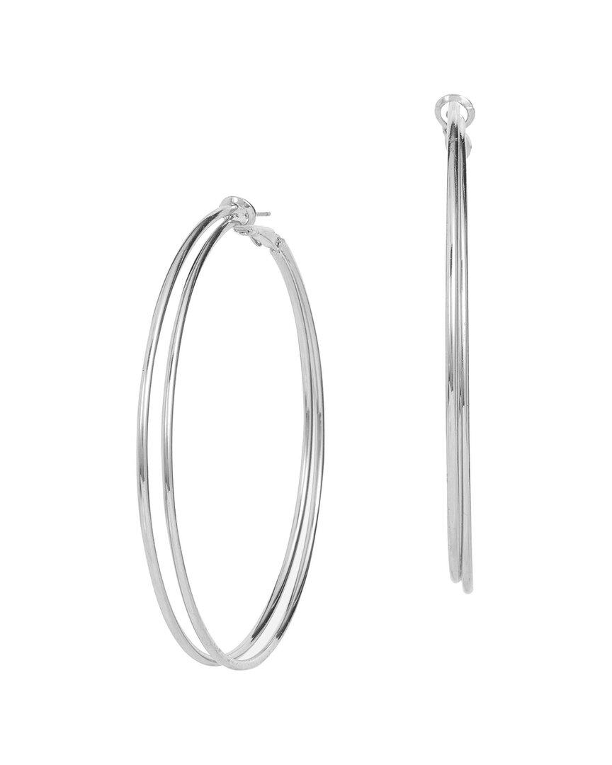 Savvy Cie 14k Plated Hoops