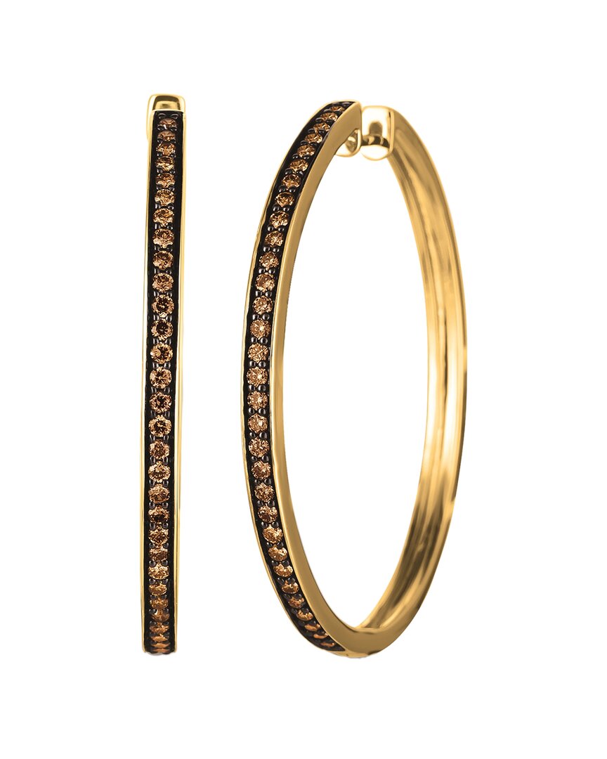 Le Vian ® Chocolate Diamonds 14k 1.01 Ct. Tw. Diamond Hoop Earrings