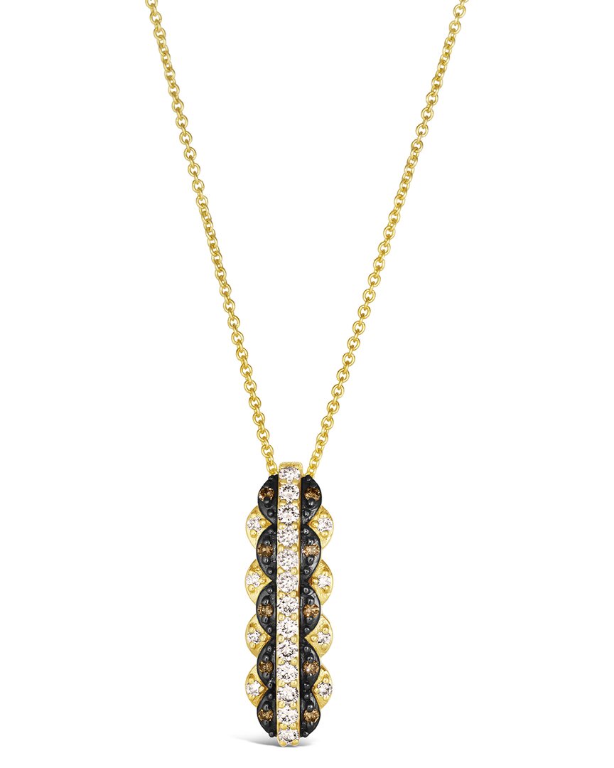 Le Vian ® Honey & Chocolate 14k 0.35 Ct. Tw. Diamond Pendant