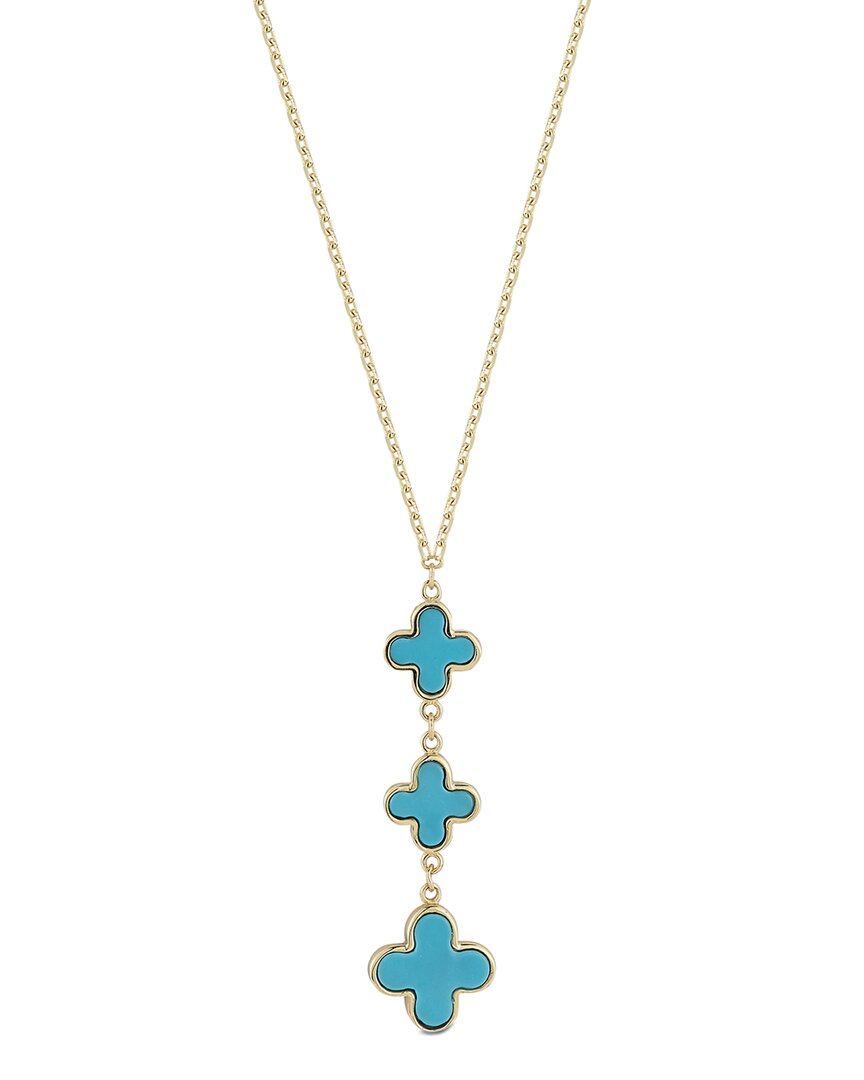 Ember Fine Jewelry 14k Clover Necklace In Gold