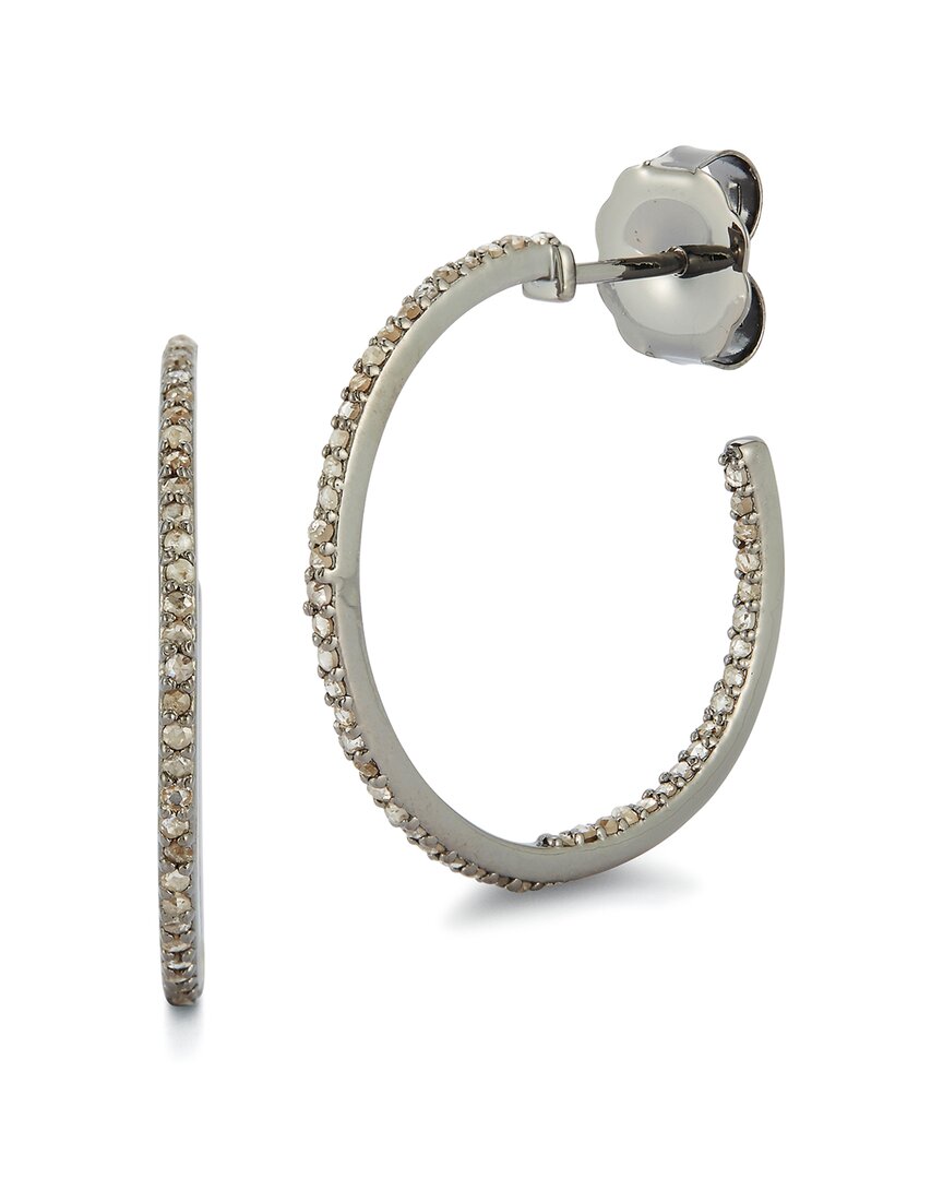 Banji Jewelry Silver 0.77 Ct. Tw. Diamond Earrings