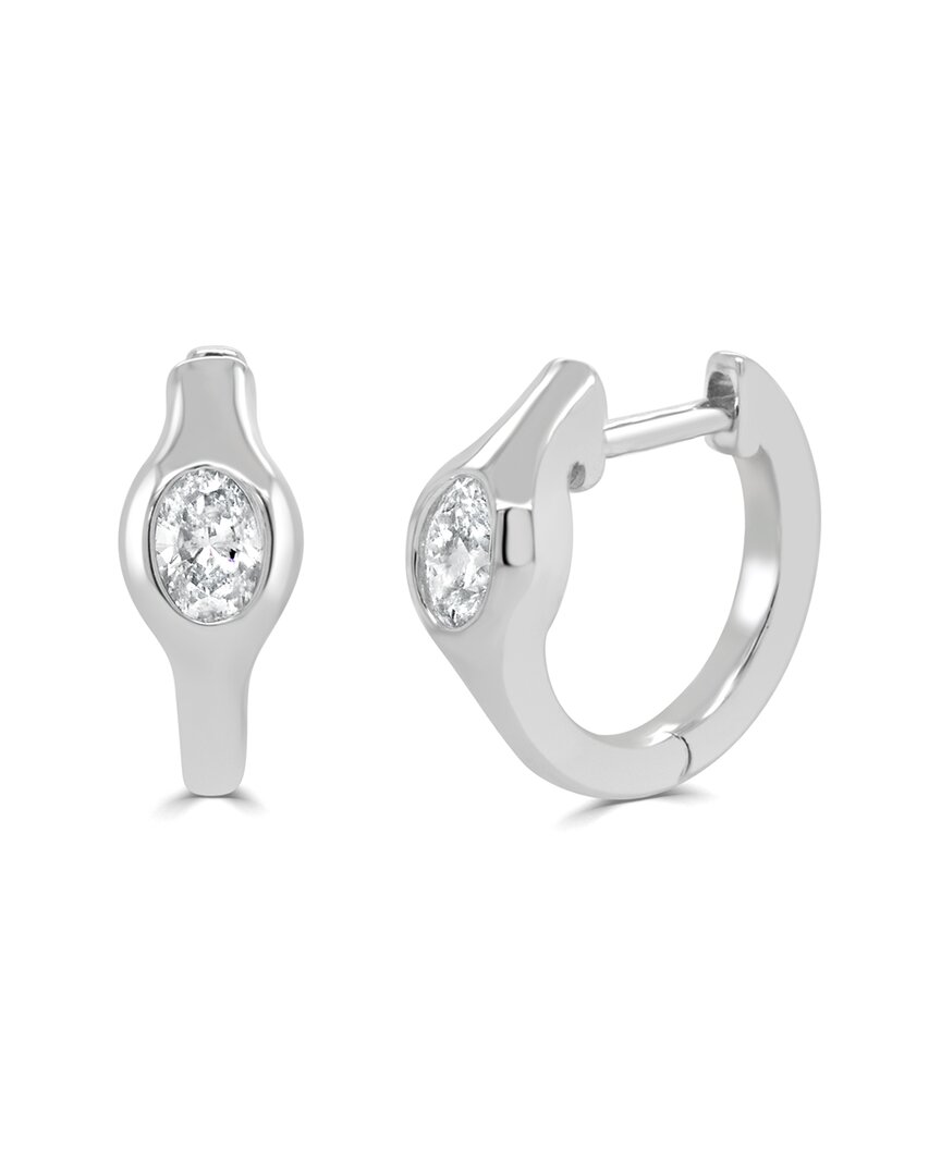 Sabrina Designs 14k 0.32 Ct. Tw. Diamond Huggie Earrings